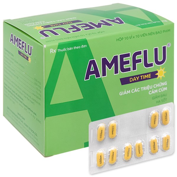 Ameflu Daytime (10 vỉ x 10 viên)