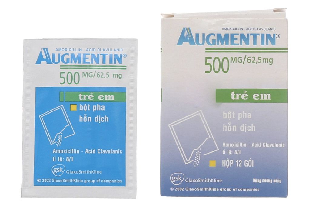 Augmentin 500mg/62.5mg (12 gói)