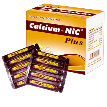 Calcium-Nic Plus (20 ống x 10ml)