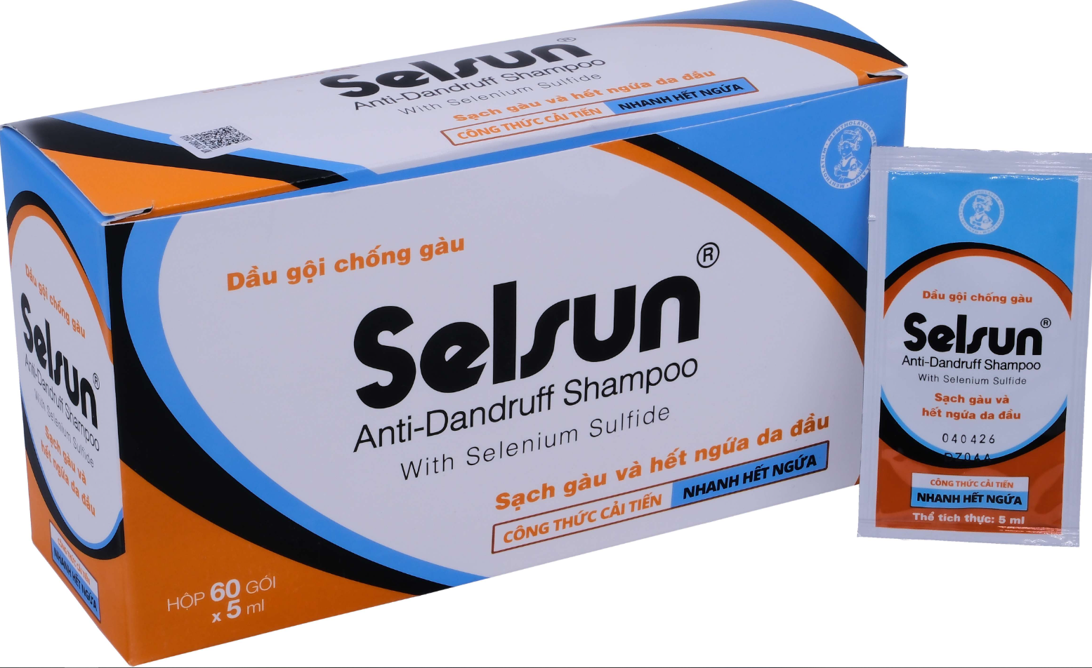 Dầu gội Selsun gói 5ml (Hộp 60 gói)
