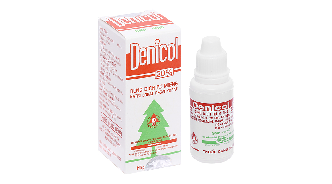 Denicol 20% lọ 15ml
