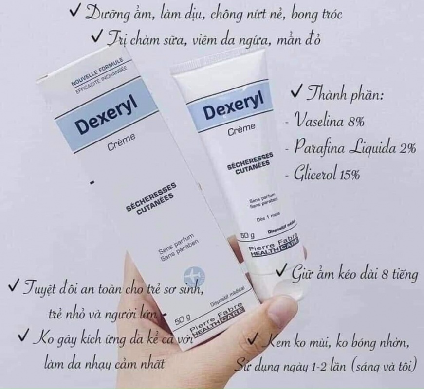 Kem nẻ Dexeryl Creme 50g