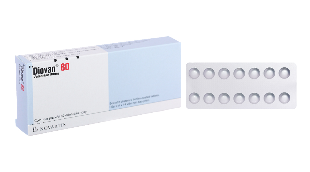Diovan 80mg - Điều trị CAO HUYẾT ÁP, phòng SUY TIM