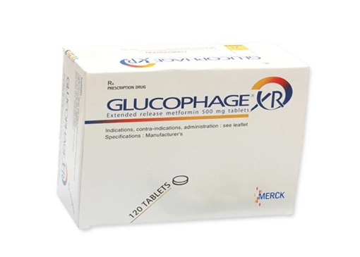 Glucophage XR 500mg - Điều trị bệnh tiểu đường