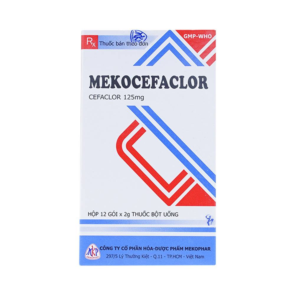 Mekocefaclor 125mg(12 gói x 2g)