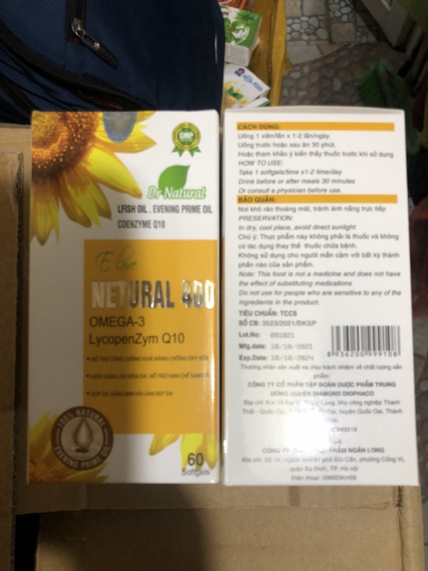 NETURAL 400 Omega 3 (hộp 60 viên)