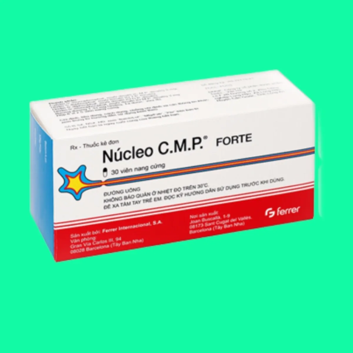Nucleo C.M.P Forte (Hộp 2 vỉ x 15 viên)