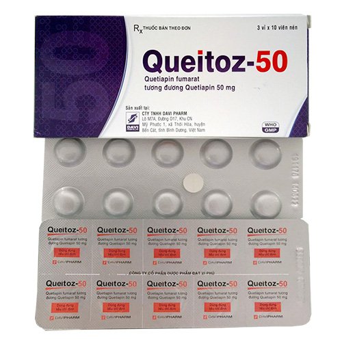 QUEITOZ 50mg - Xóa tan ám ảnh tâm thần