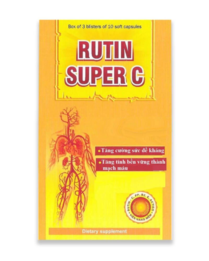 Rutin Super C (Hộp 30 viên)