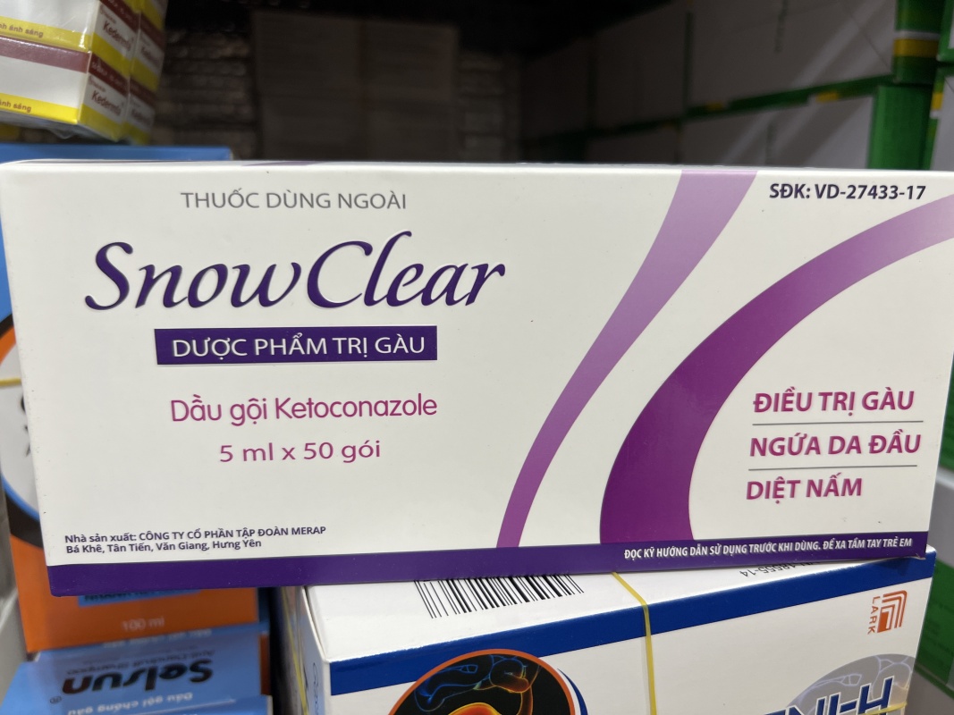 Dầu gội Snowclear gói 5ml (Hộp 50 gói)