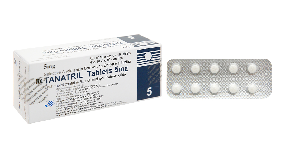 Tanatril Tablets 5mg