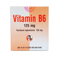 Vitamin B6 125mg Robinson (10 vỉ x 10 viên)
