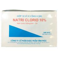 Natri Clorid 10% Vinphaco (Hộp 10 vỉ x 5 ống x 5ml)