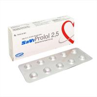 SaViProlol 2,5 (Hộp 3 Vỉ x 10 Viên)