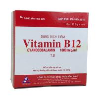 Vitamin B12 500mcg/ml Vinphaco (Hộp 100 ống x 1ml)